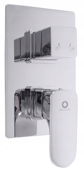 Rav Vstavaná sprchová batéria s prepínačom Yukon, farba: chróm (y