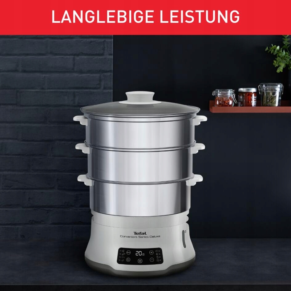 TEFAL Convenient Series Parowar Dotykowy 8 Programów Stal Nierdzewna — miniatura 4