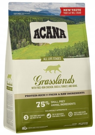 Levně 3x Acana Grasslands Cat 340 g