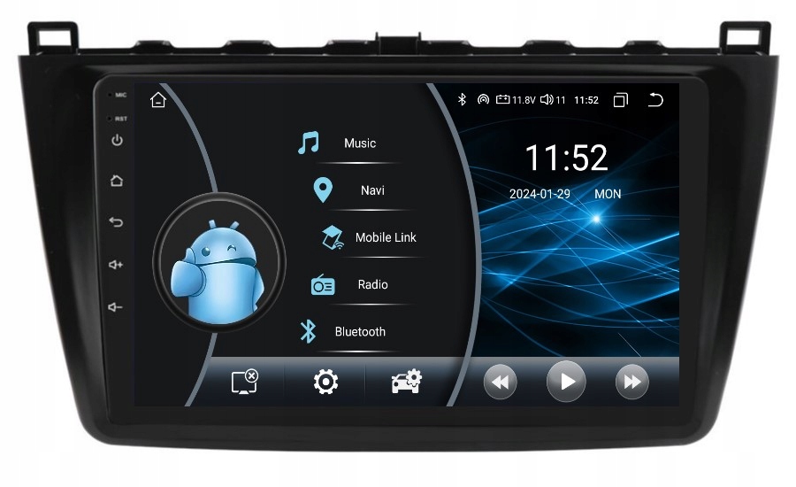 Navigace Rádio 2DIN Android Mazda 6 II 2 Dsp 2/32 Gb Carplay Lte