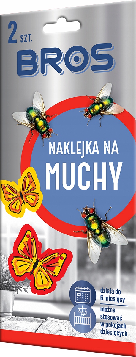 

Bros Naklejka Na Muchy 2szt.