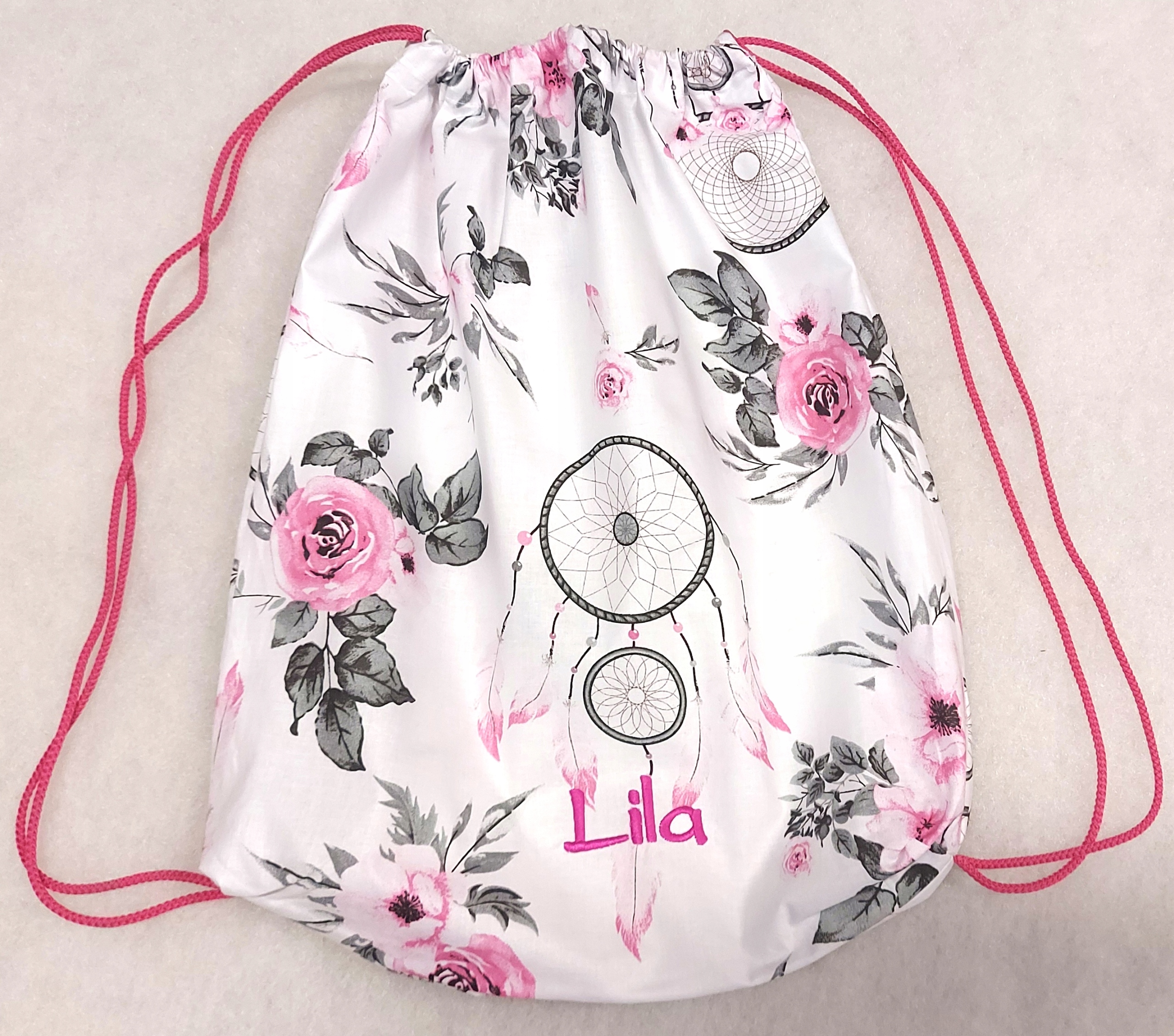 Worek DO PRZEDSZKOLA żłobka na pościel imię haft EAN (GTIN) 5061145111681