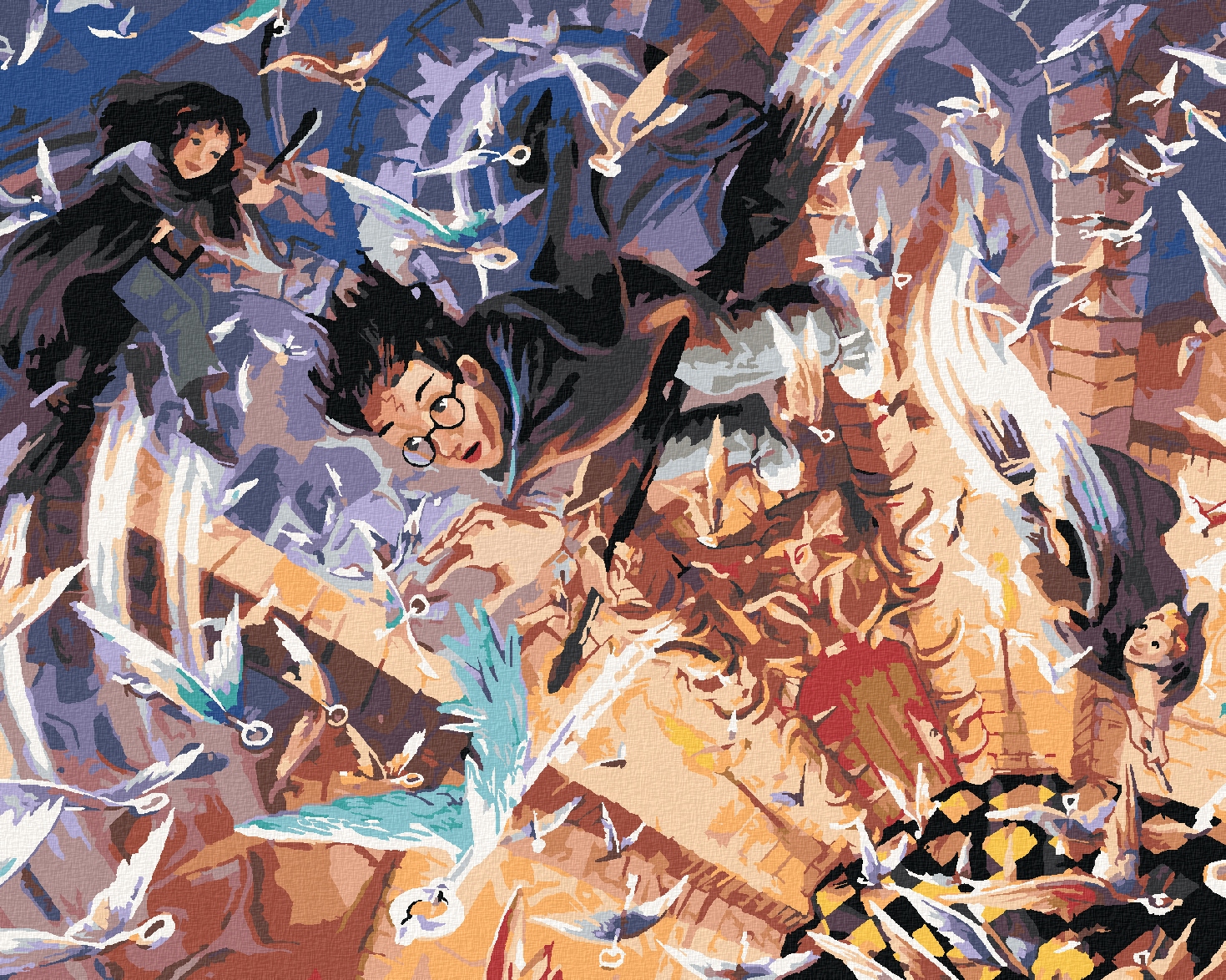 Malování podle čísel Harry Potter na rámu Zuty