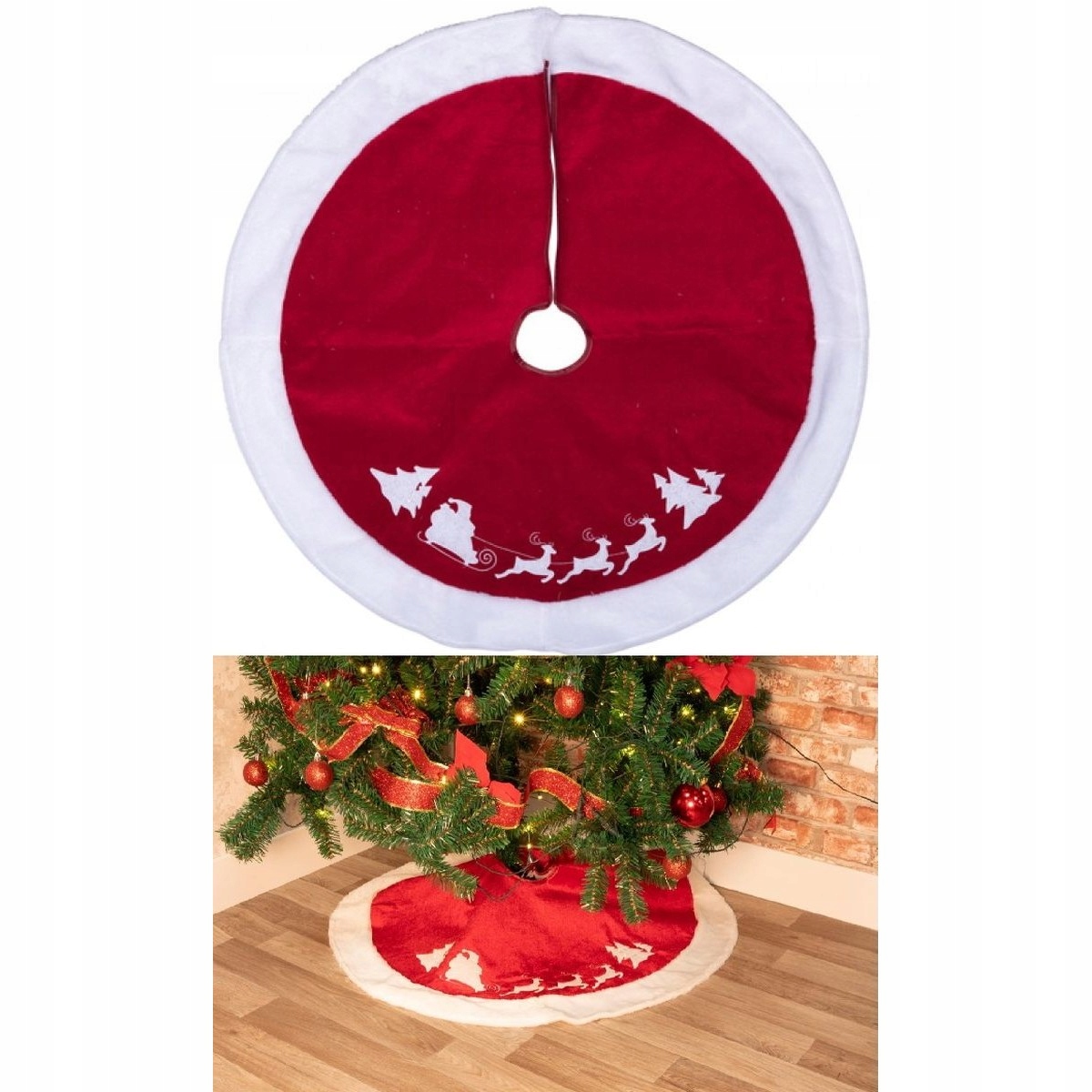 

Dywanik Mata Pod Choinkę Stojak Ozdoba 100 cm