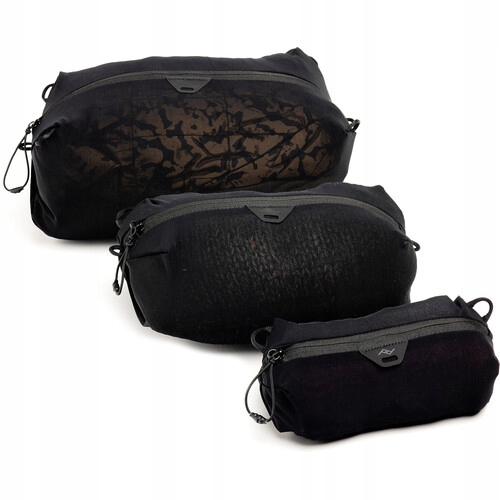 Zestaw pokrowców Peak Design Ultralight Mesh Packing Xxs-xs-s czarny