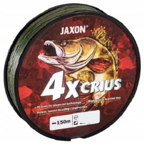 Jaxon Plecionka Crius x4 0,14/150m ciemnozielona
