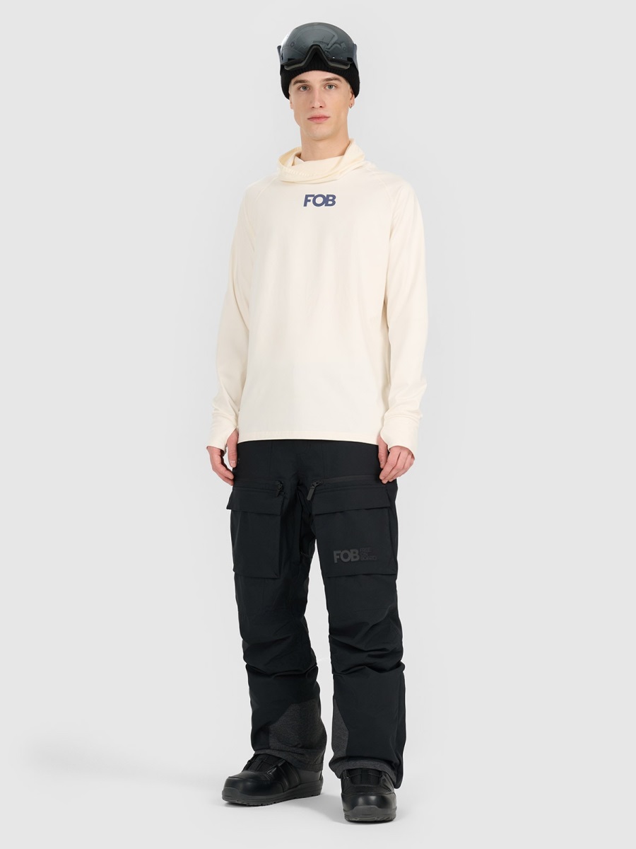 Pánské termoprádlo česané (vršek) 4F bílá XL