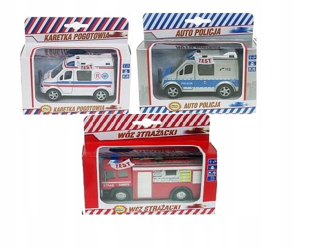 

Ambulans Karetka Pogotowia Policja Straż Pożarna