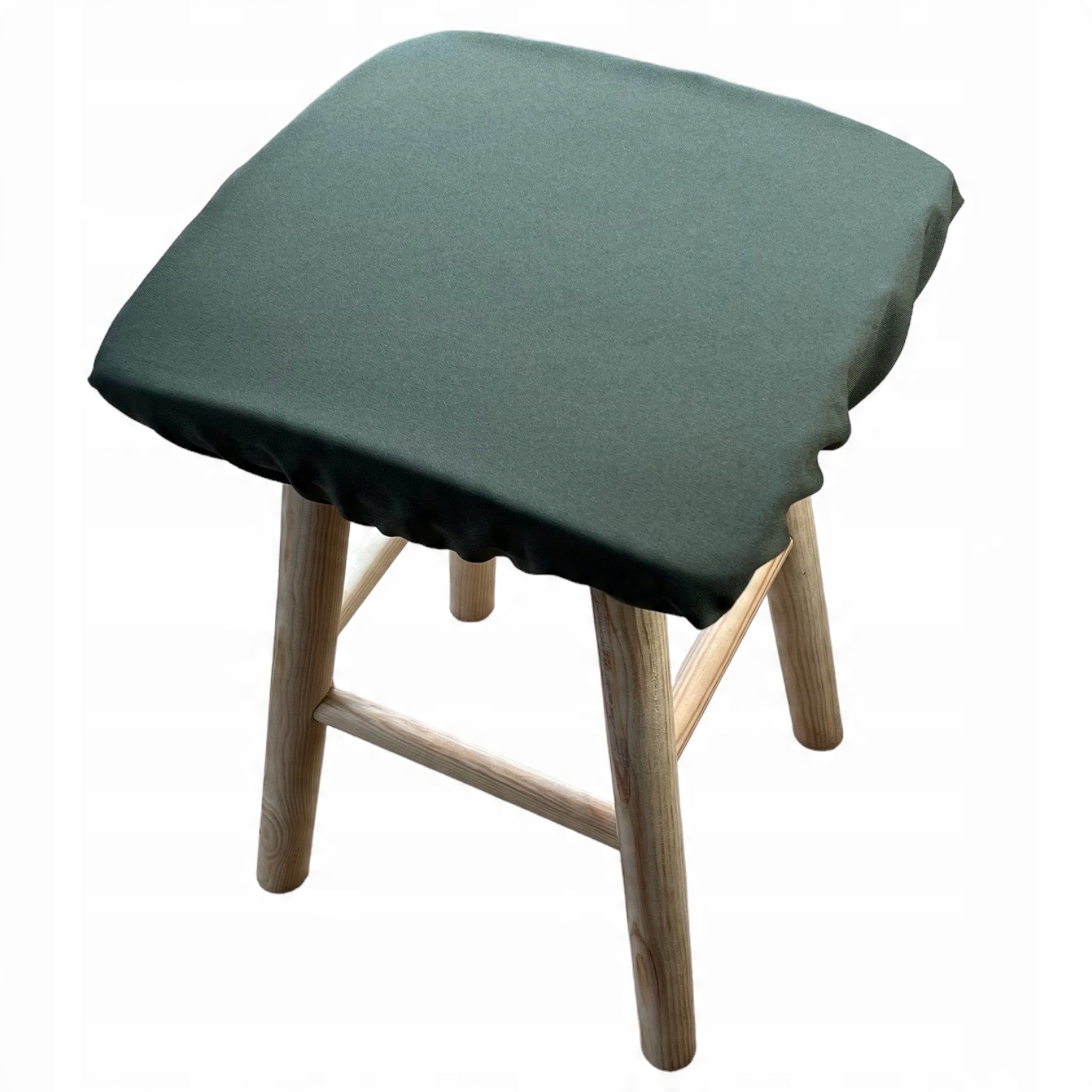 

Poduszka na taboret kwadrat 30x30 Oliwkowy