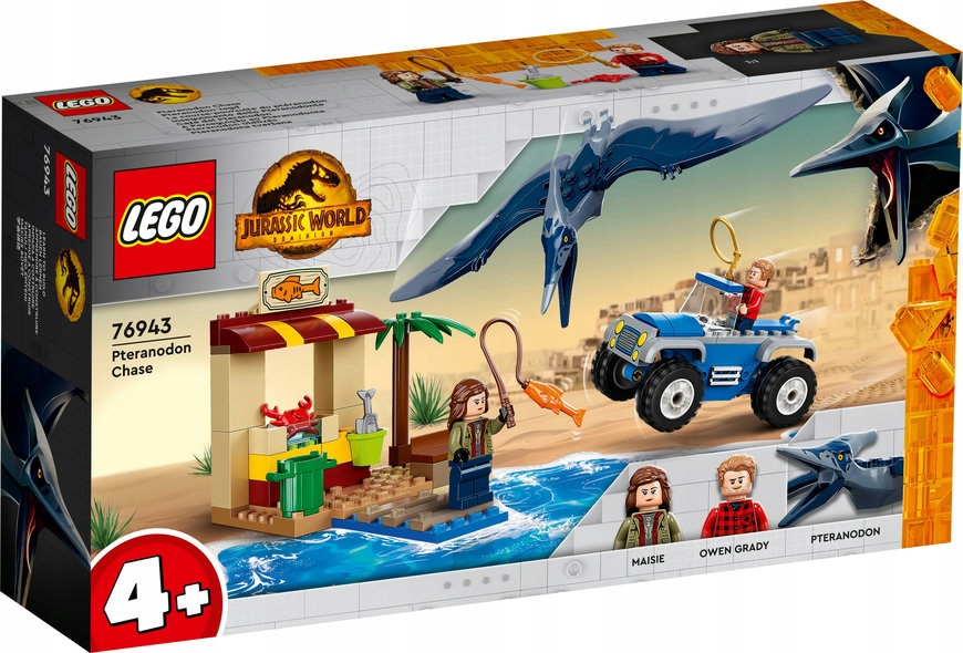 Lego 76943 Jurský Svět – Pronásledování Pteranodonu
