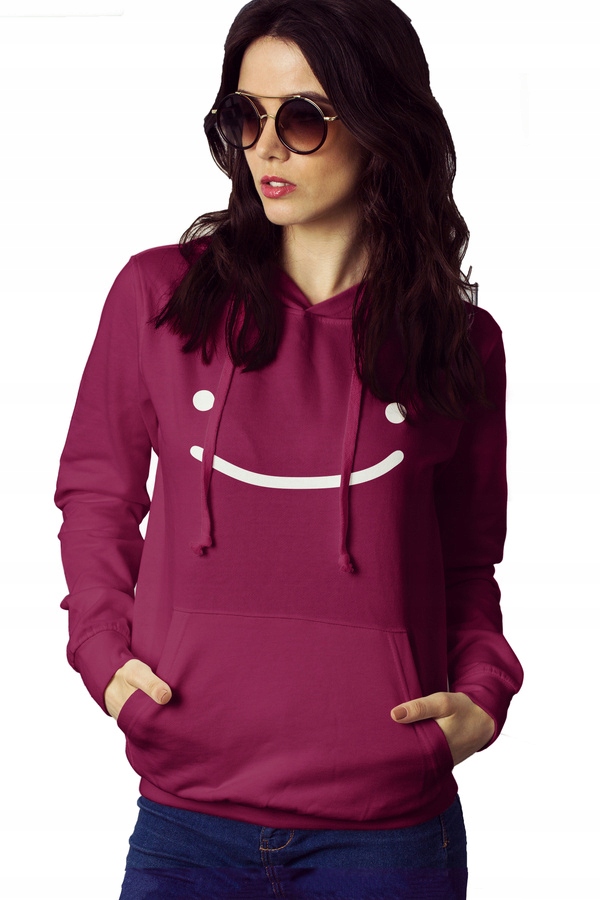 

Bluza damska Dream kangurka Minecraft burgund L