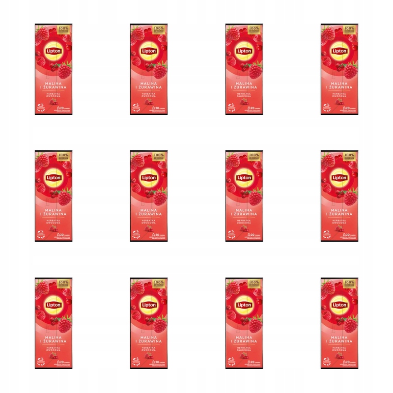 Lipton Fruit Malina a Brusinky 20TB X12