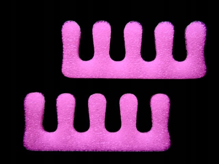 SEPARATORY PIANKOWE DO PEDICURE 20 PAR RÓŻOWE EAN (GTIN) 5903814702410