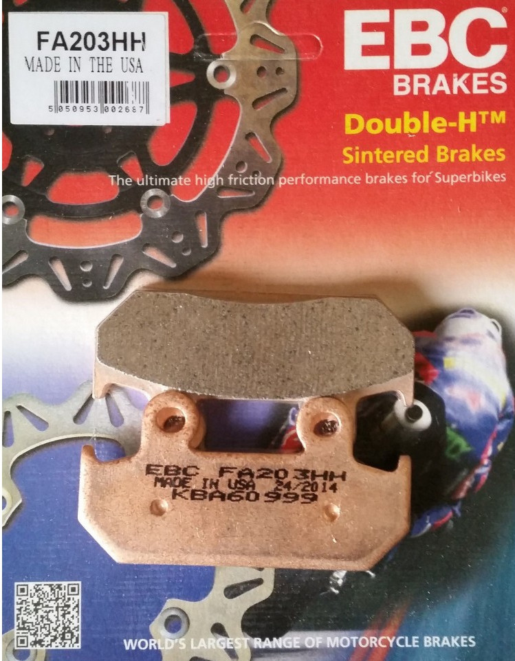 Klocki Ebc Honda Cbr 600 F2 91-94 XRV750 Africa Twin 90-92 Przód Metaliczne