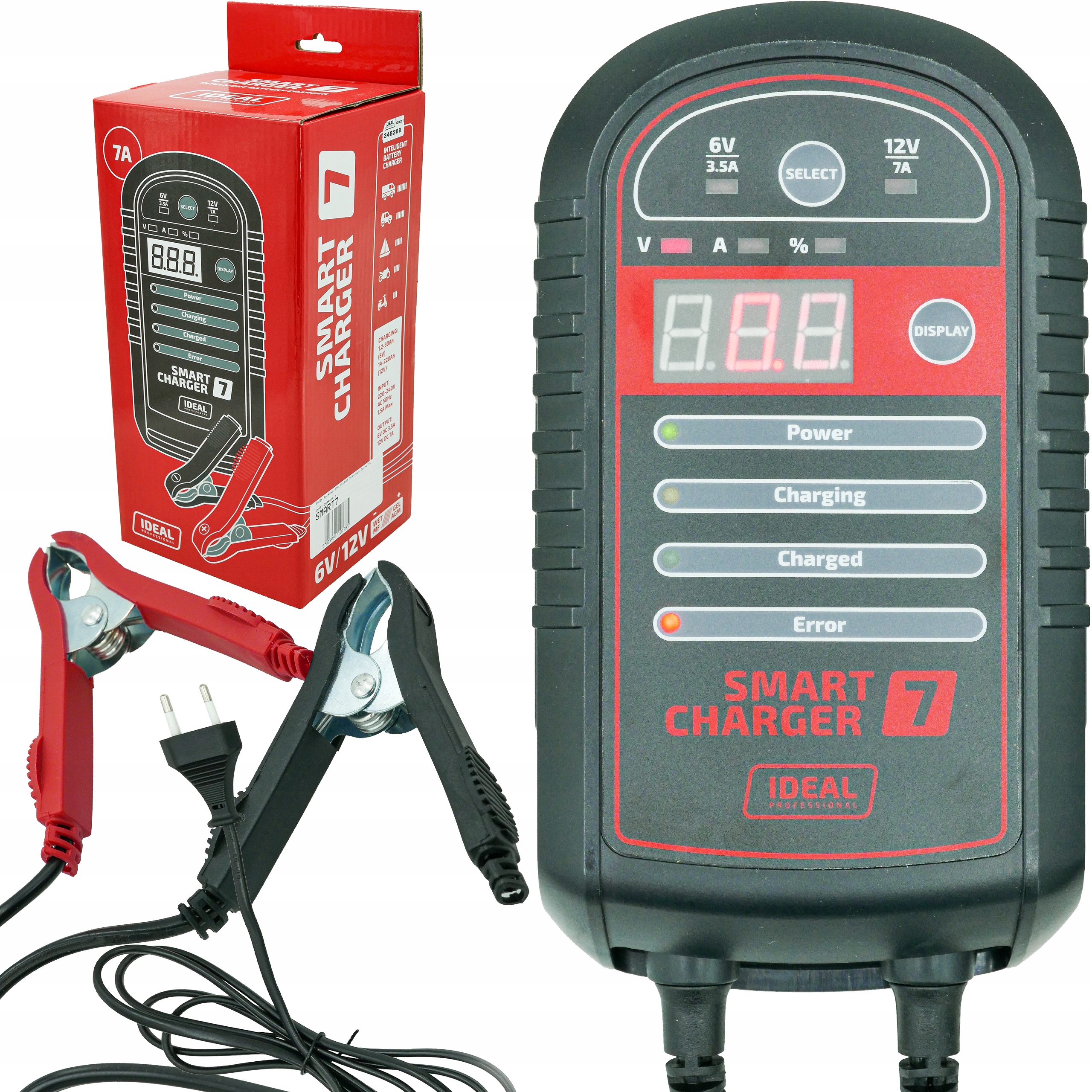 ИДЕАЛЬНЫЙ ВЫПРЯМИТЕЛЬ ЗАРЯДНОЕ УСТРОЙСТВО 6V 12V 7A 230V