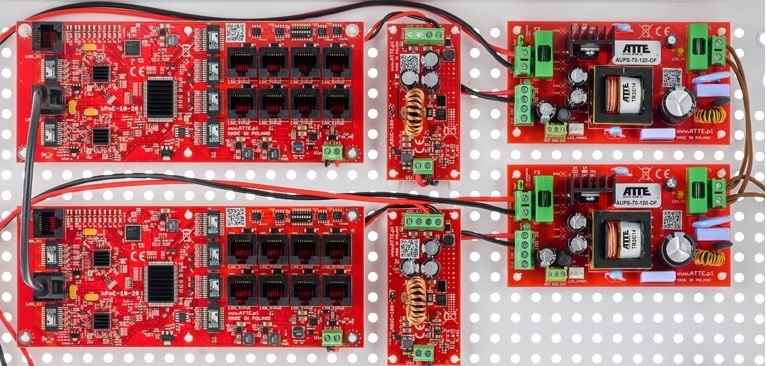 Vyrovnávací Sada Pro 16 Ip Kamer Atte IPUPS-16-20-H