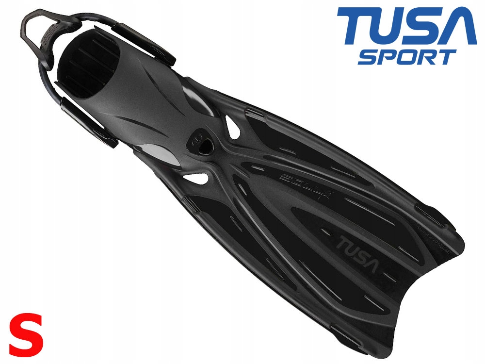 Tusa Płetwy regulowane z Bangee na buty nurkowe Solla B SF-0114 S 38-40 Bk