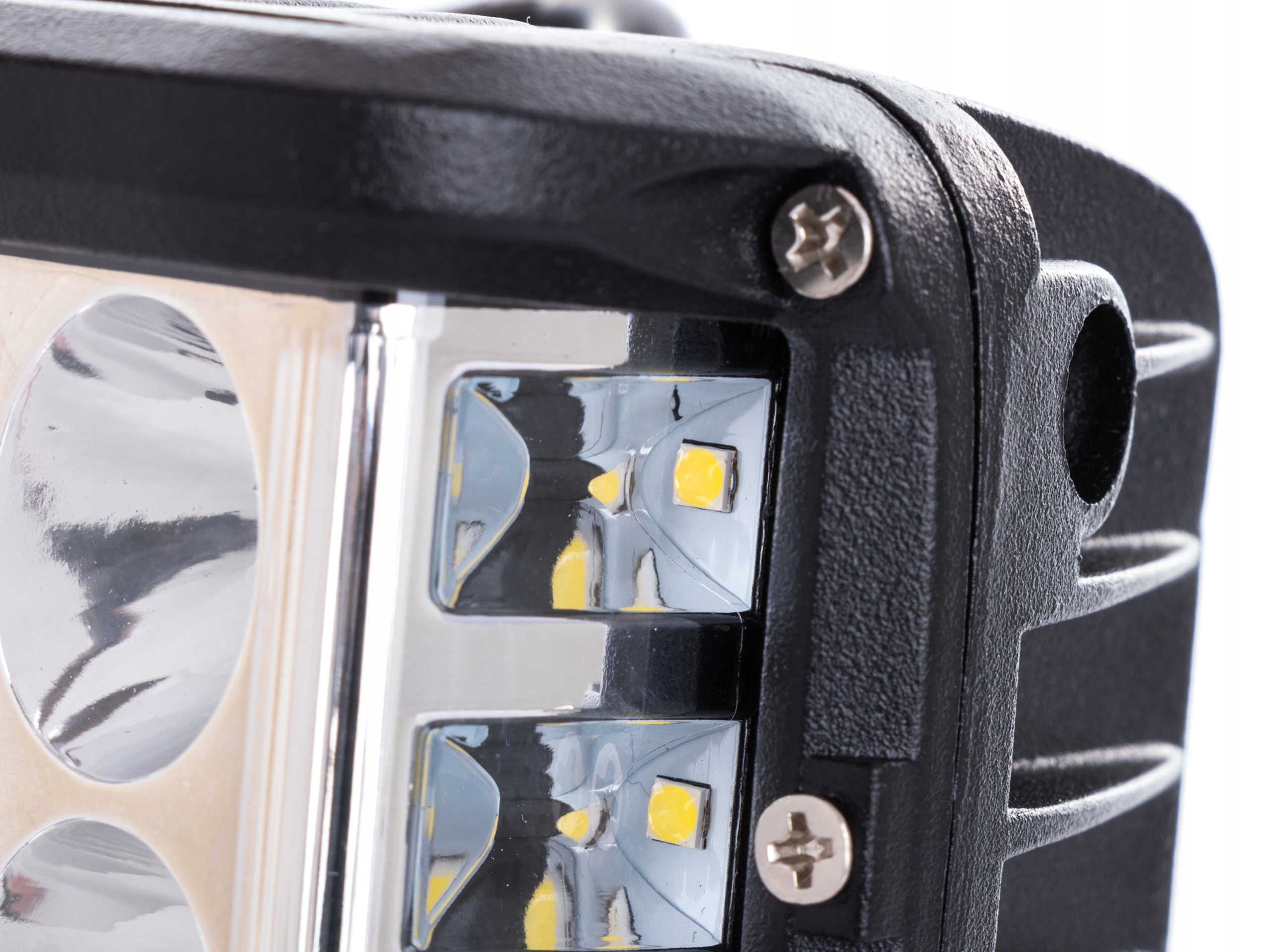 2x LAMPA ROBOCZA LED HALOGEN doswietlenie zakret Shape rectangular