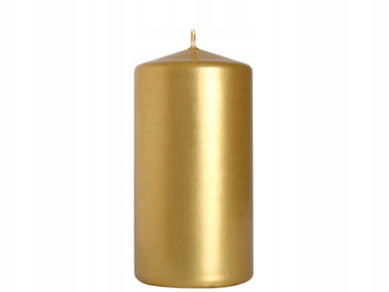 

120/58 Świeca klasyk klubowa metalik KL4 Złota