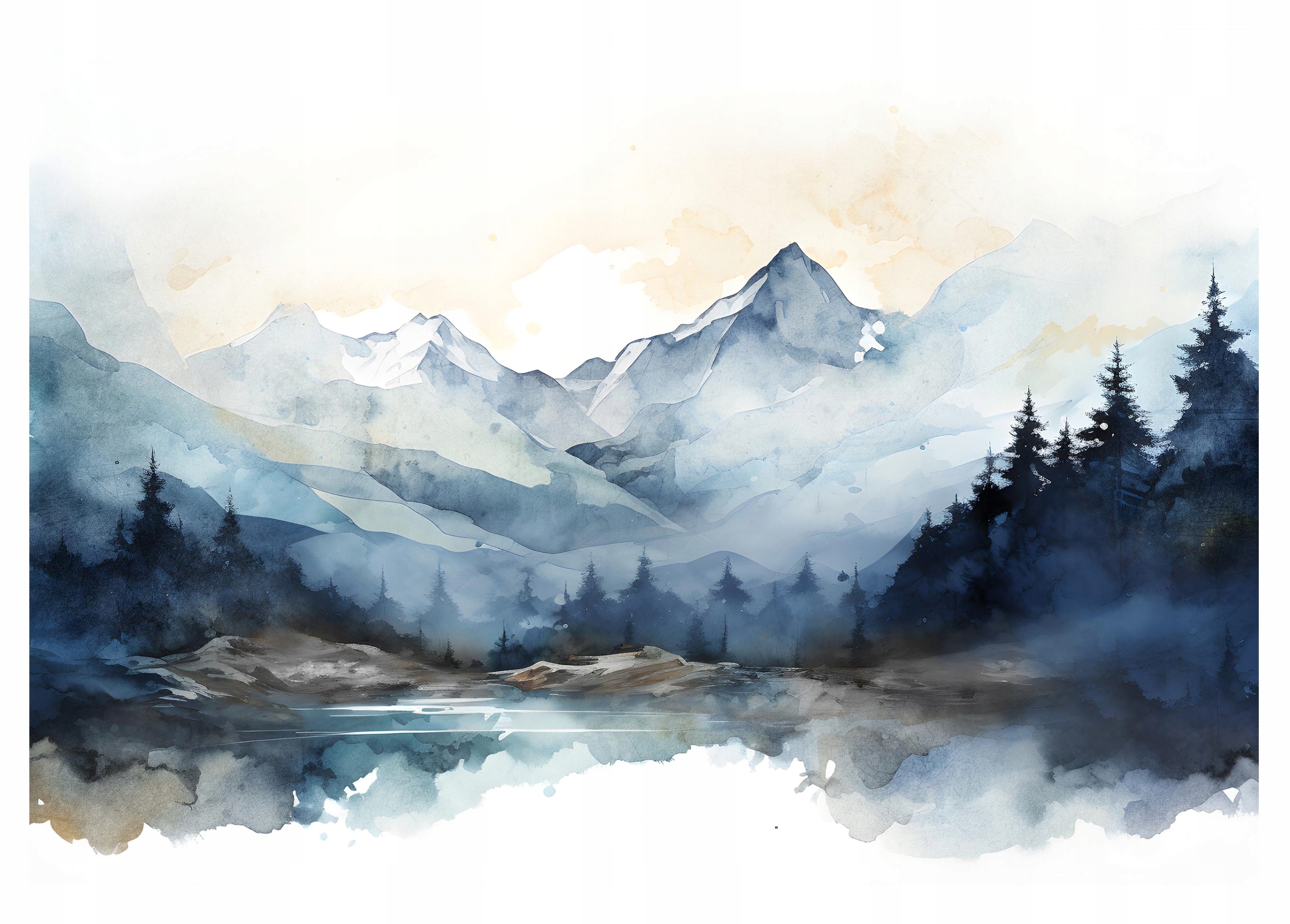 Fototapeta Do Dětského Pokoje Hory Les 312x219