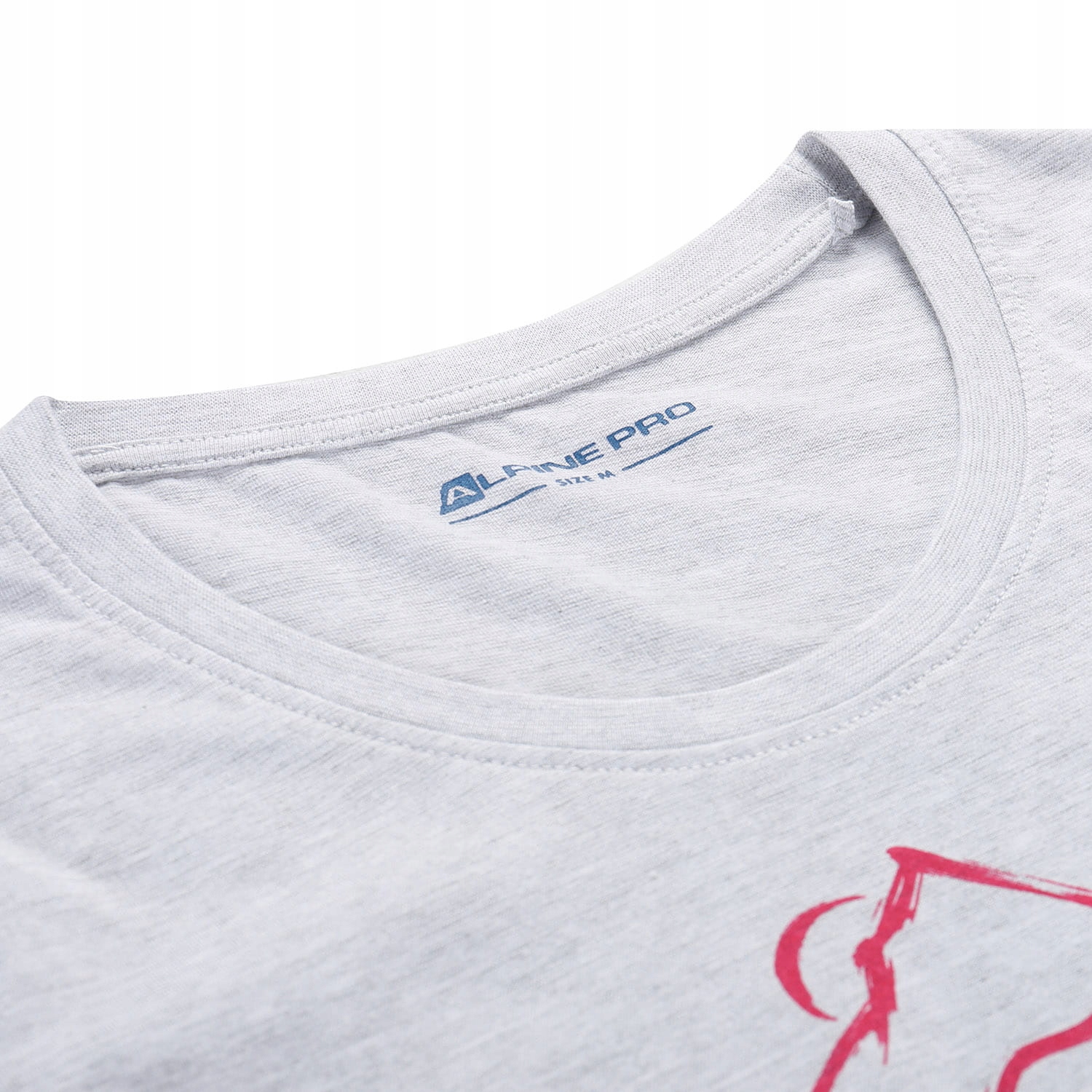 ALPINE PRO Koszulka damska turystyczna bawełniana Bolena jasnoszary r.XXL Płeć kobieta