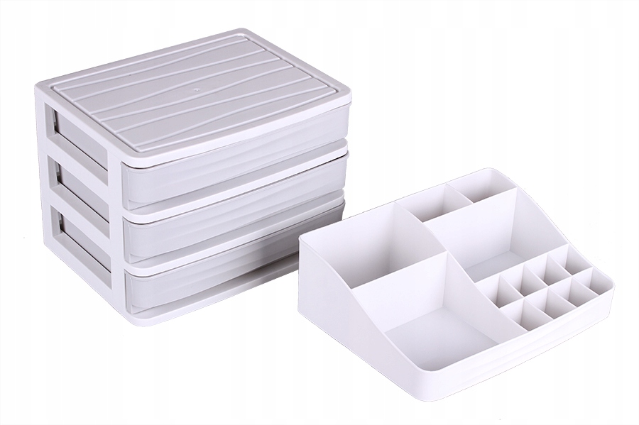 SZKATUŁKA ORGANIZER NA KOSMETYKI kuferek szuflady Marka Springos