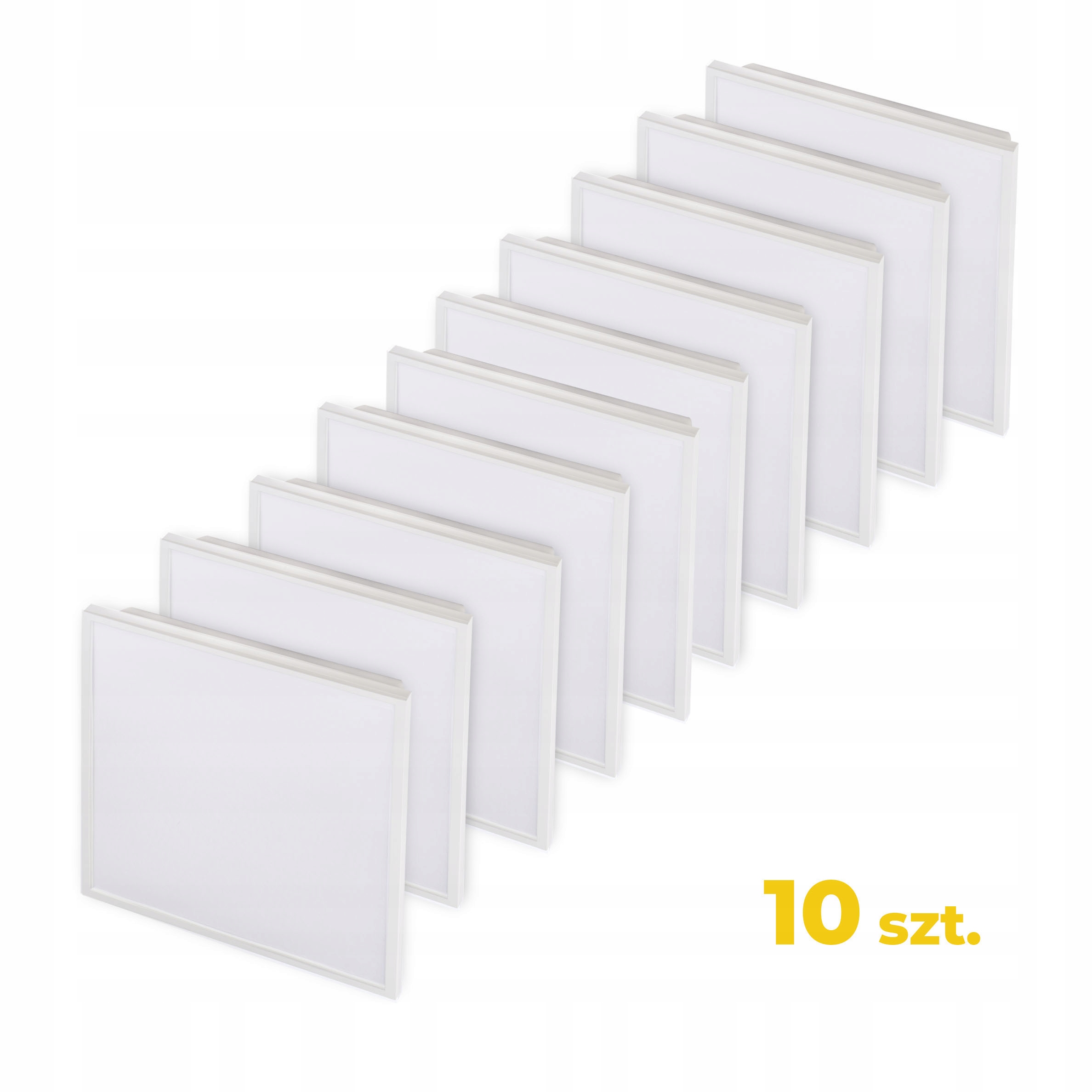Zestaw 10 x Panel Led podtynkowy kwadratowy LL Panel 36W 6060NW kaseton