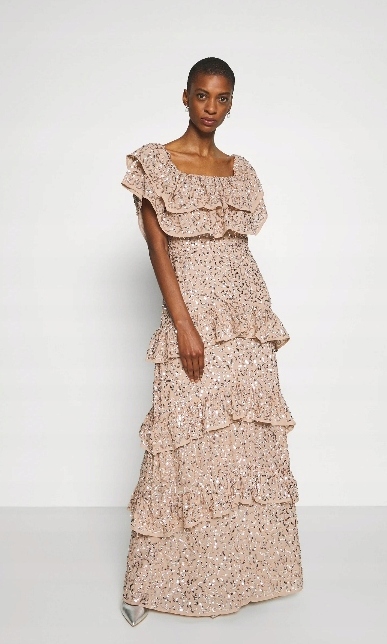 Zdobené Flitrové Šaty Maya Deluxe 36 S