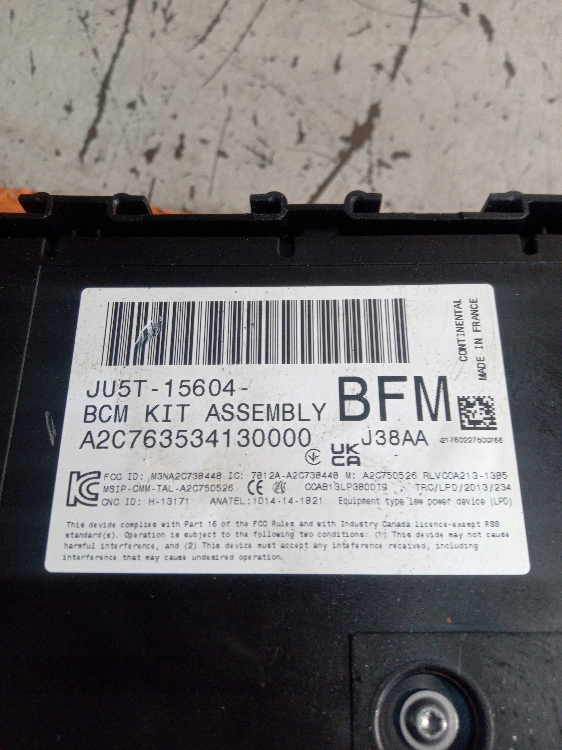 FORD GALAXY MK4 MODUŁ SKRZYNKA BCM BSI Jakość części (zgodnie z GVO) O - oryginał z logo producenta pojazdu (OE)