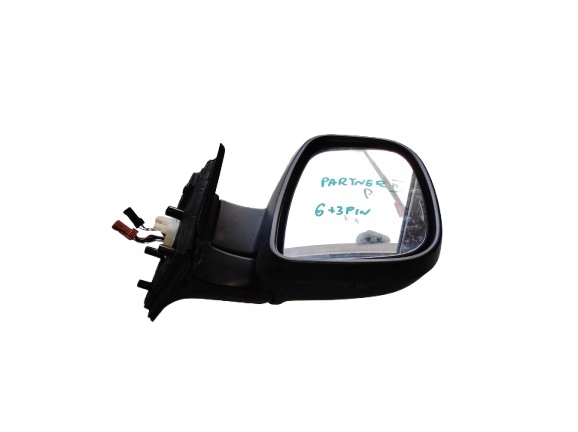 PEUGEOT PARTNER 2 II 08- LUSTERKO PRAWE 6+3PIN 9PIN