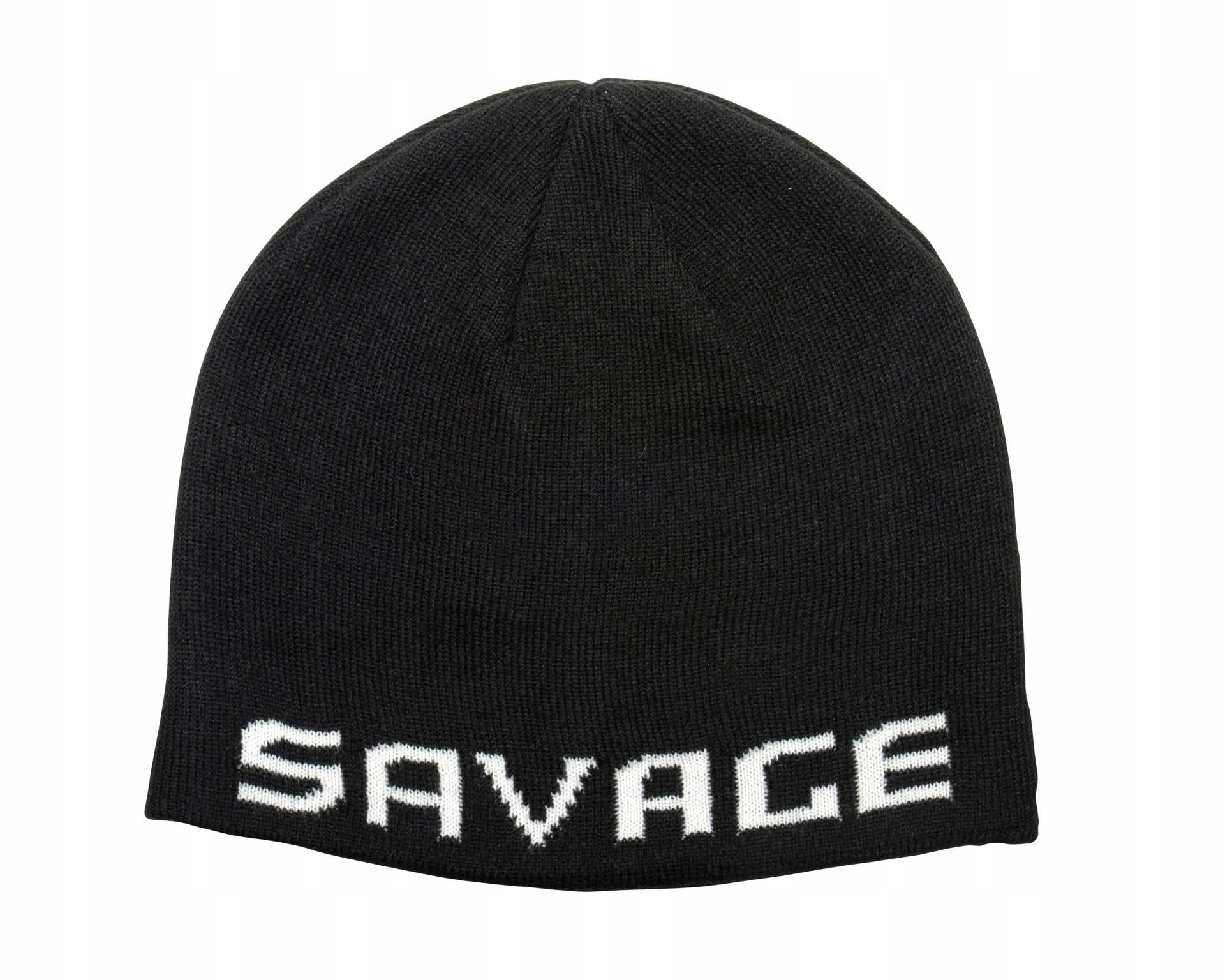 Czapka Savage Gear Logo Beanie One Size Rock Grey/orange