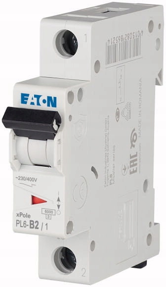 

Eaton 286516 PL6-B2/1 Wyłącznik nadprądowy 6kA
