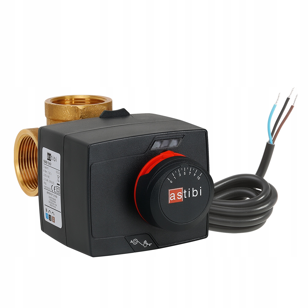 3-CESTNÝ Ventil 1 Palec Afriso Pohon 3-BOD Astibi