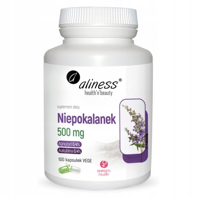 

Aliness Niepokalanek 500 mg Vitex agnus 100 kaps