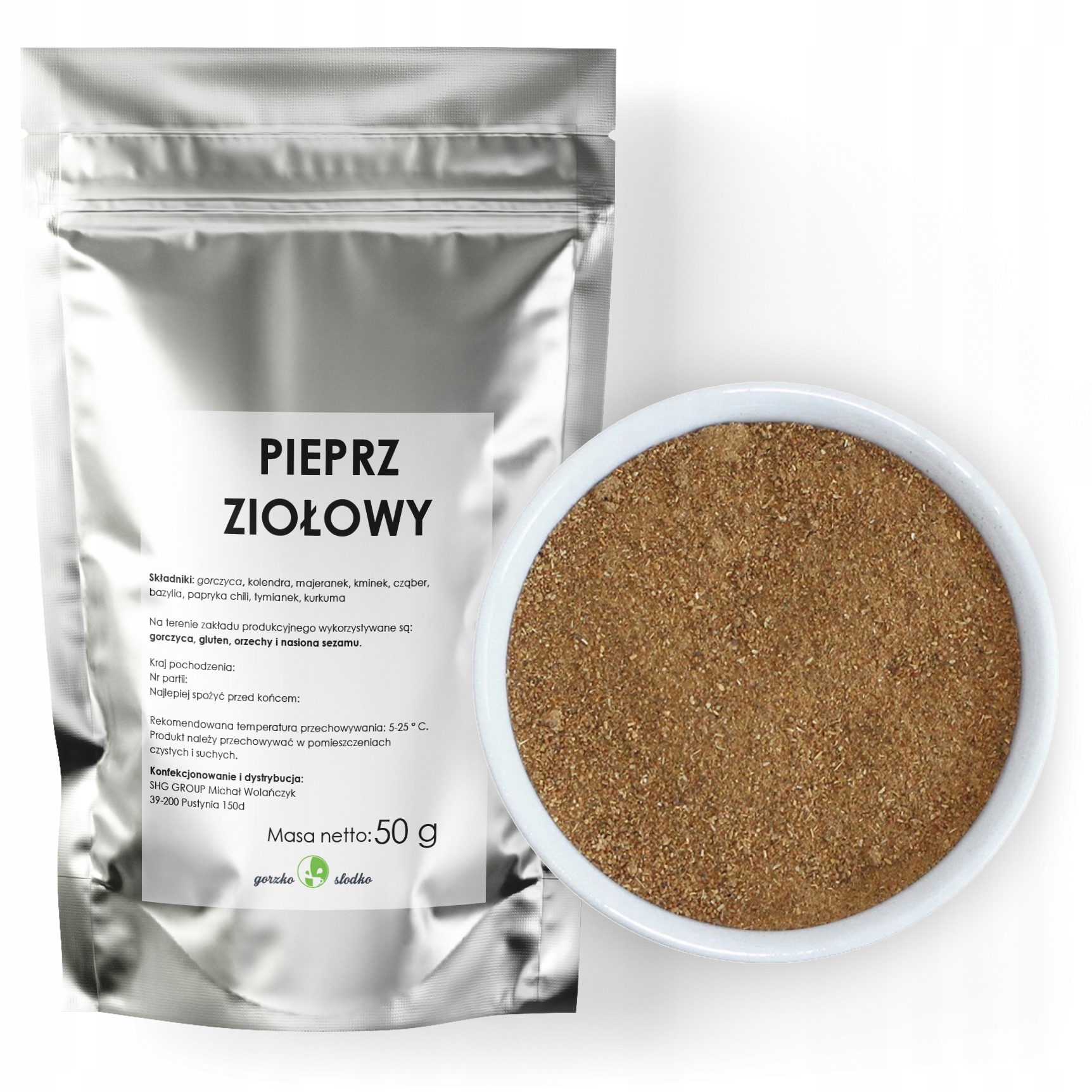PIEPRZ ZIOŁOWY mielony 50g