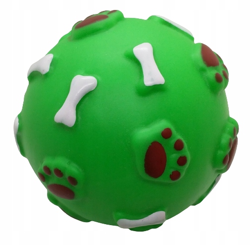 

gumowa piłka z piszczałką - wielkość 7 cm