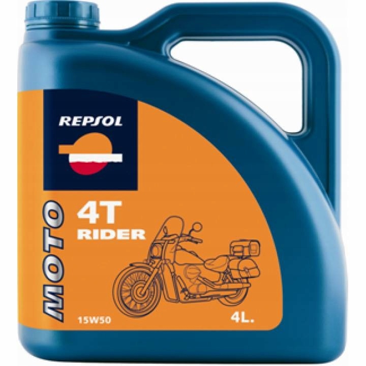 

Olej Repsol Rider 4T 15W50 Mineralny 4 Litry