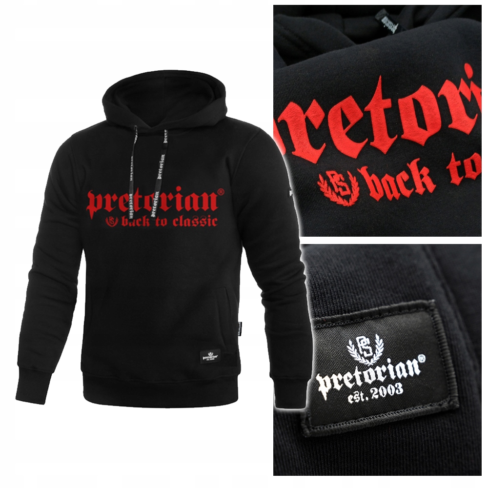 

Bluza z kapturem Pretorian Back to classic r.XXL