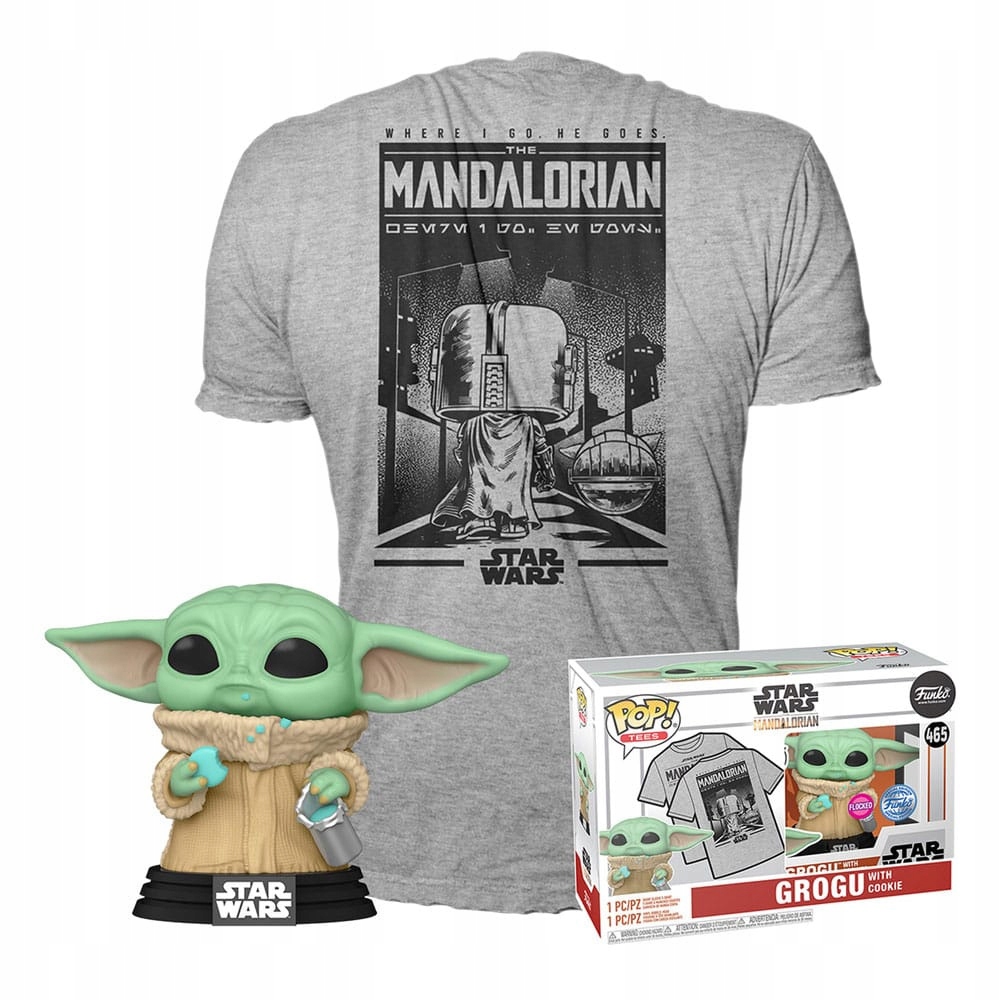 Funko Pop Tee Box Star Wars Mandalorian Grogu XL
