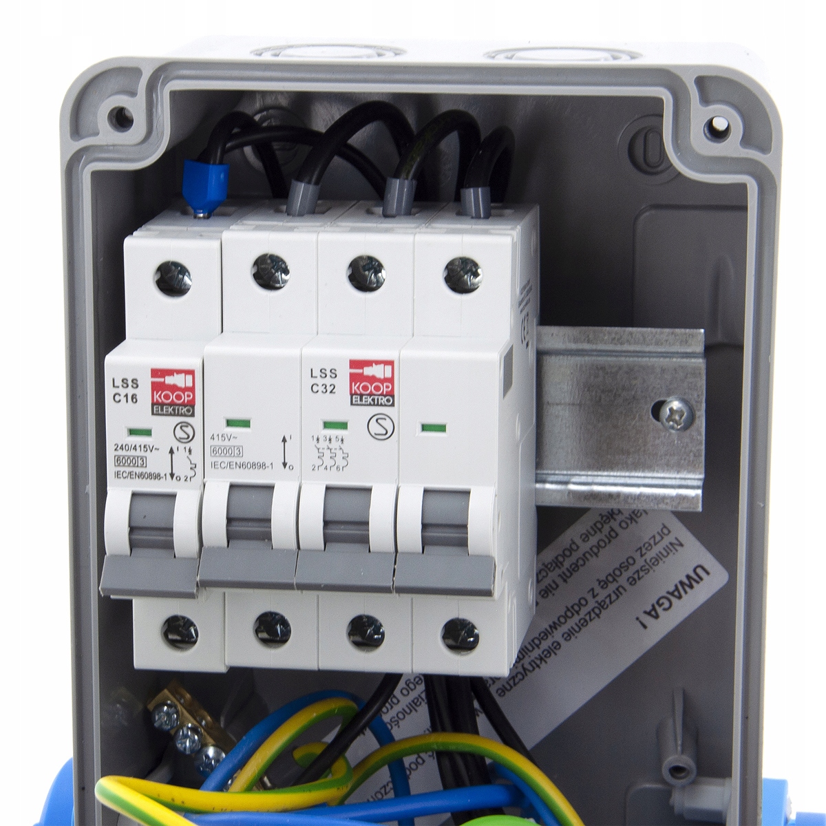 ROZDZIELNICA OGRODOWA ZABEZPIECZONA 32A/5P 2*GS 6M EAN (GTIN) 5902273840398