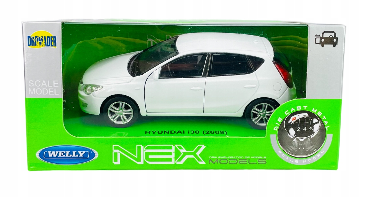 WELLY HYUNDAI i30 BIAŁY 1:34 NOWY METALOWY MODEL Bohater brak