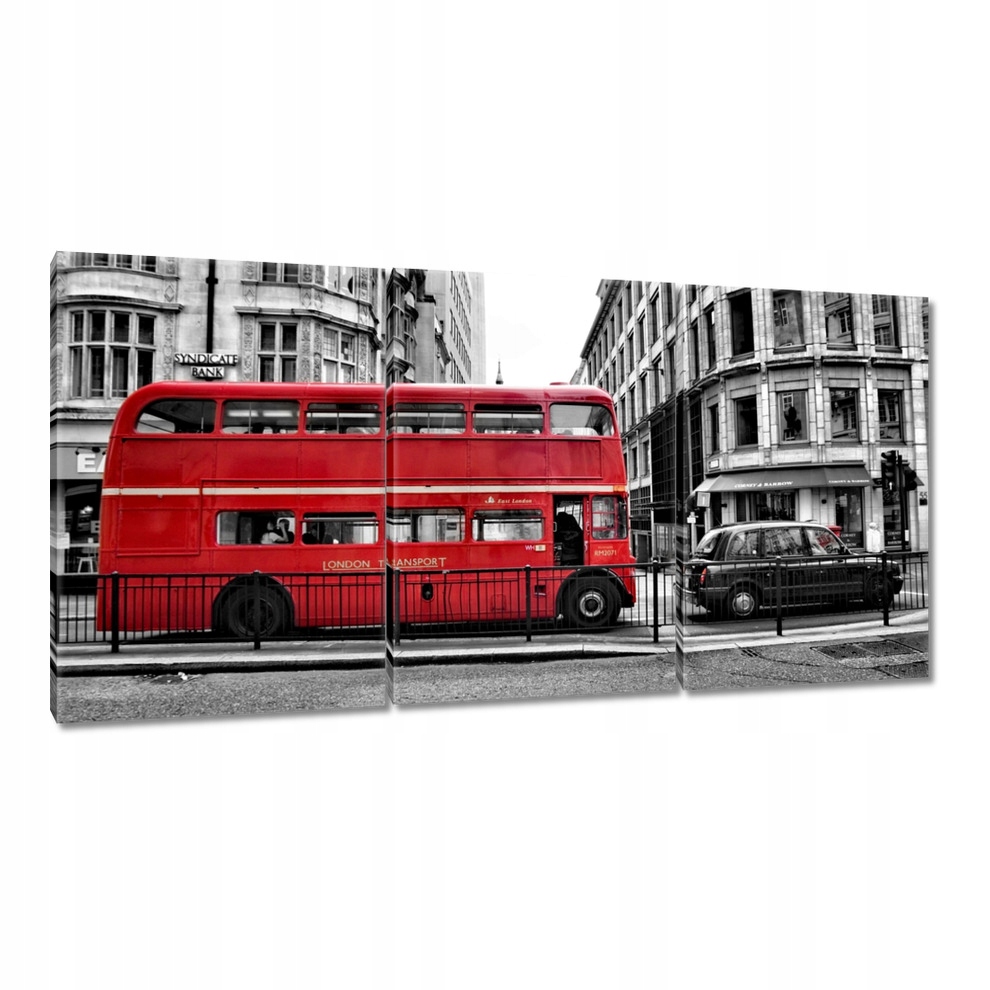 

Obrazy 120x60 Czerwony autobus Londyn