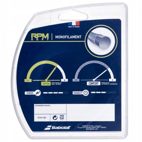 Naciąg Babolat RPM Soft Spin Comfort set. 12 m. g Marka Babolat