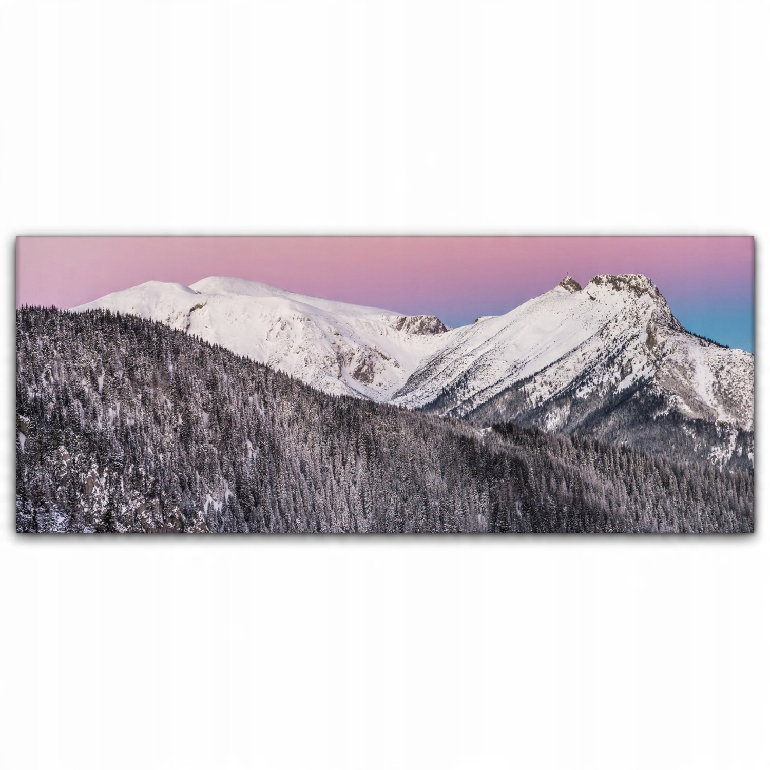 

Obraz na płótnie z foto 125x50 Giewont Polska Góry