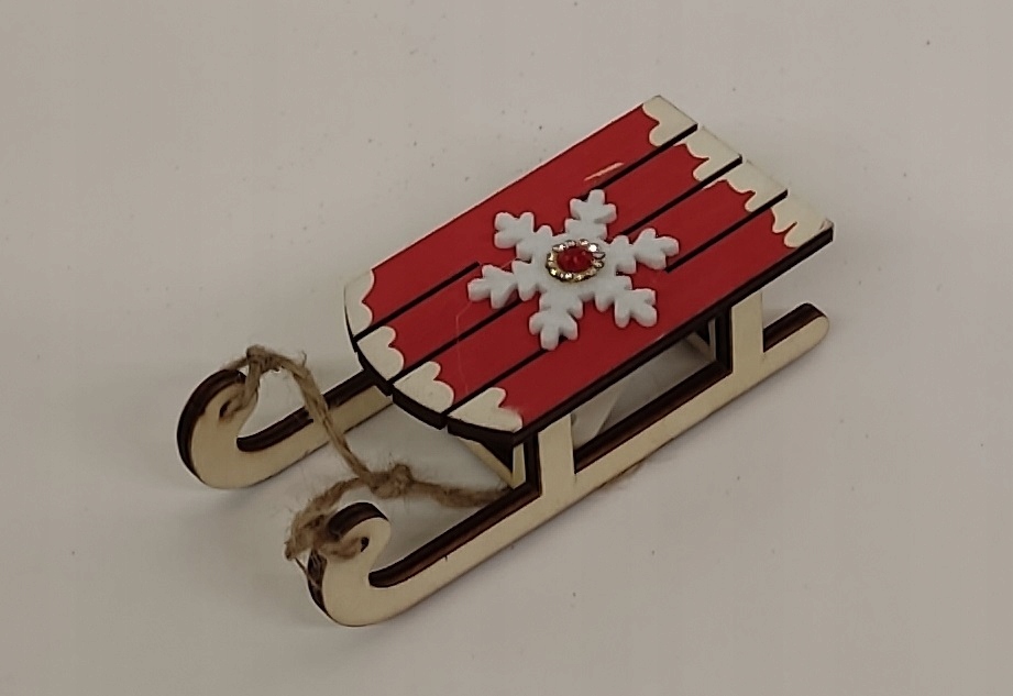 

Sanie sanki dekoracja święta zawieszka stroik