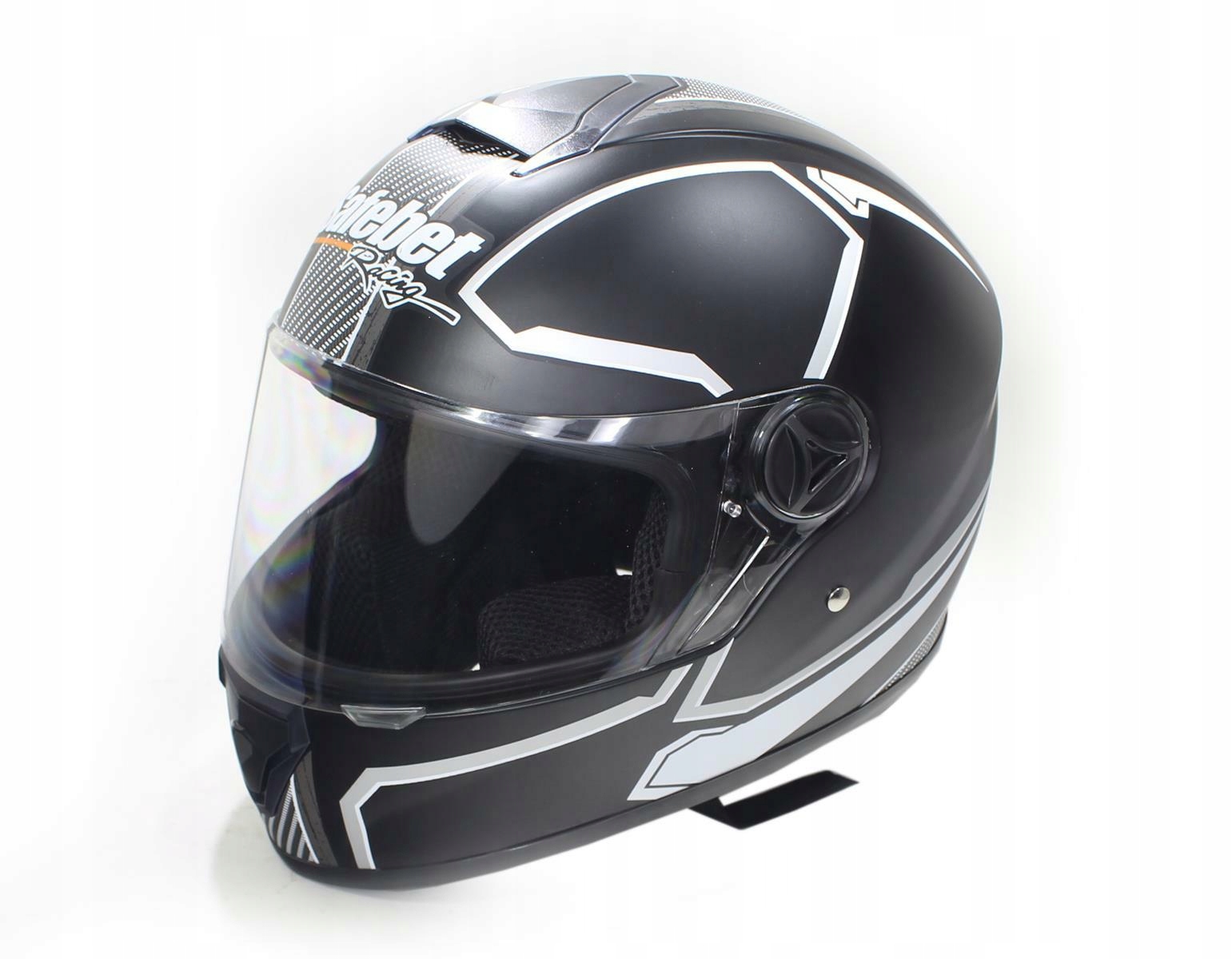 Kask Motocyklowy Safebet HF-112 Flat Black Rozm.S