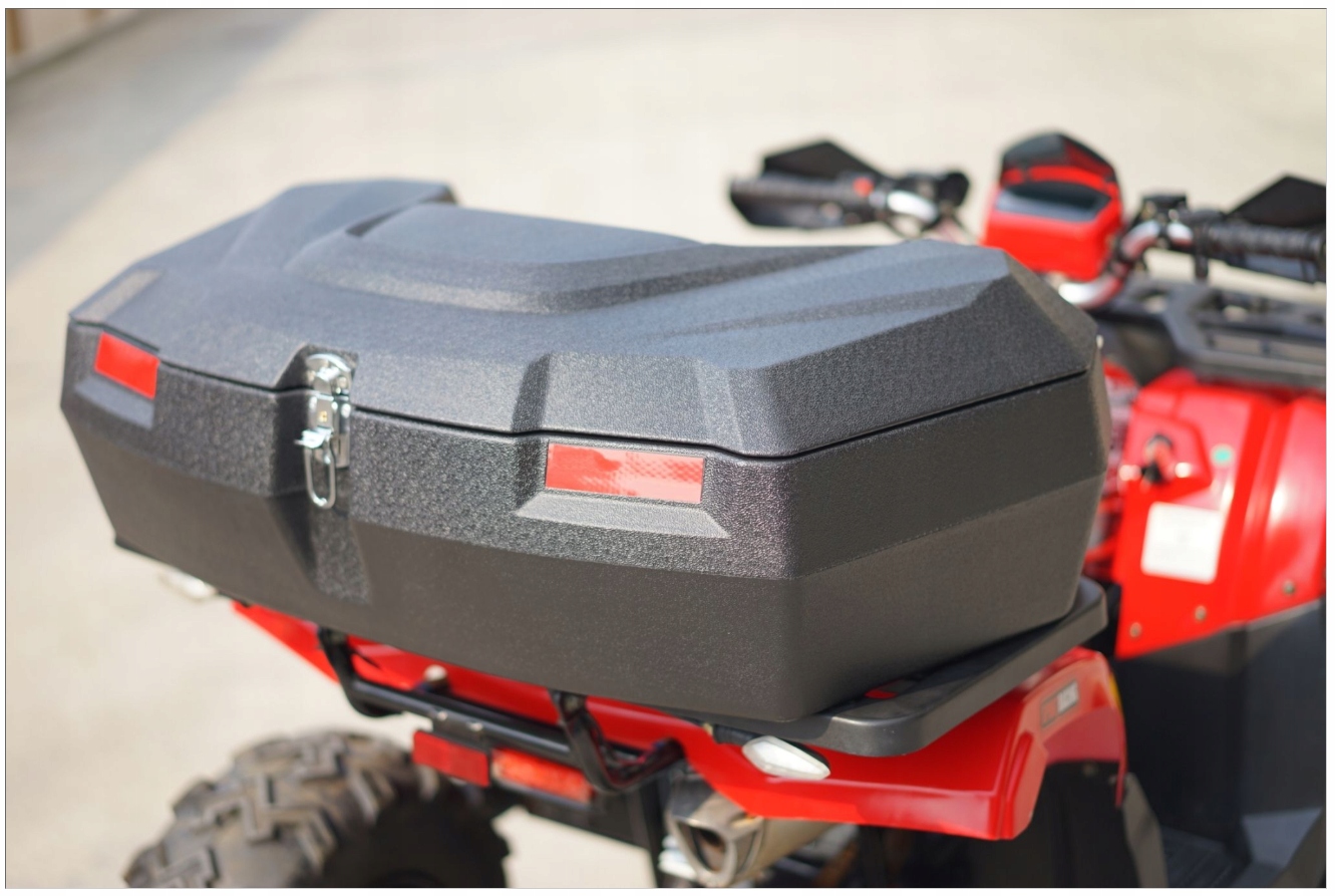Kufer quad na čtyřkolku zadní centrální box Atv 85L 85 litrů TopX Opěradlo
