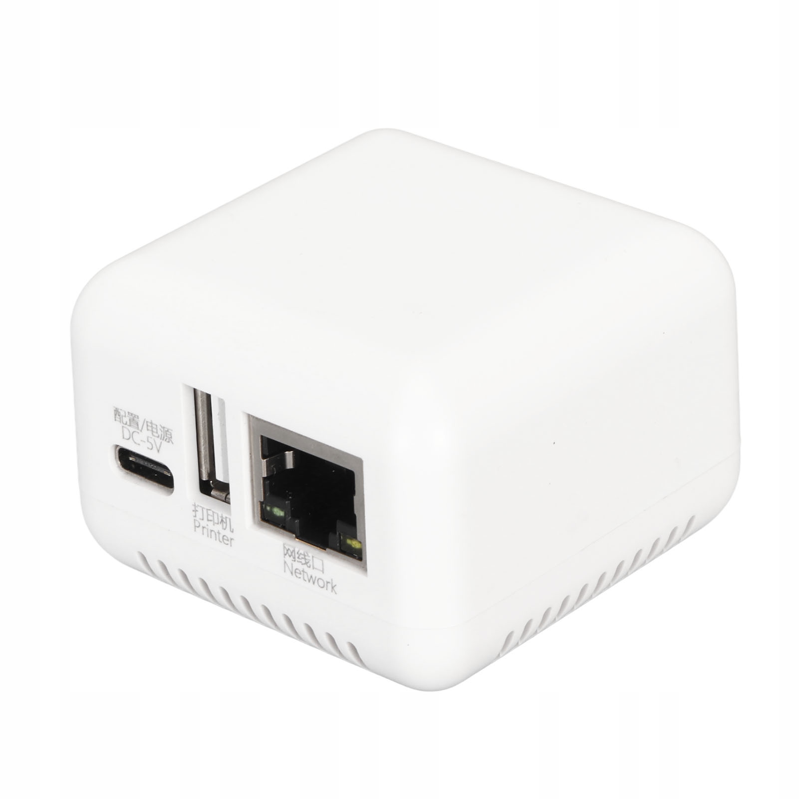 Tiskový Server S Konektorem Usb 2.0 Print Server 100-240 V Bílý
