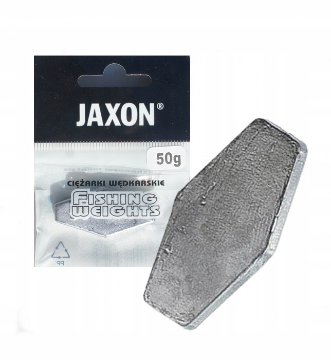 CIĘŻAREK OŁÓW PŁASKI JAXON 50 gr - 1 szt PRZELOTOWY JAXON NA GRUNT