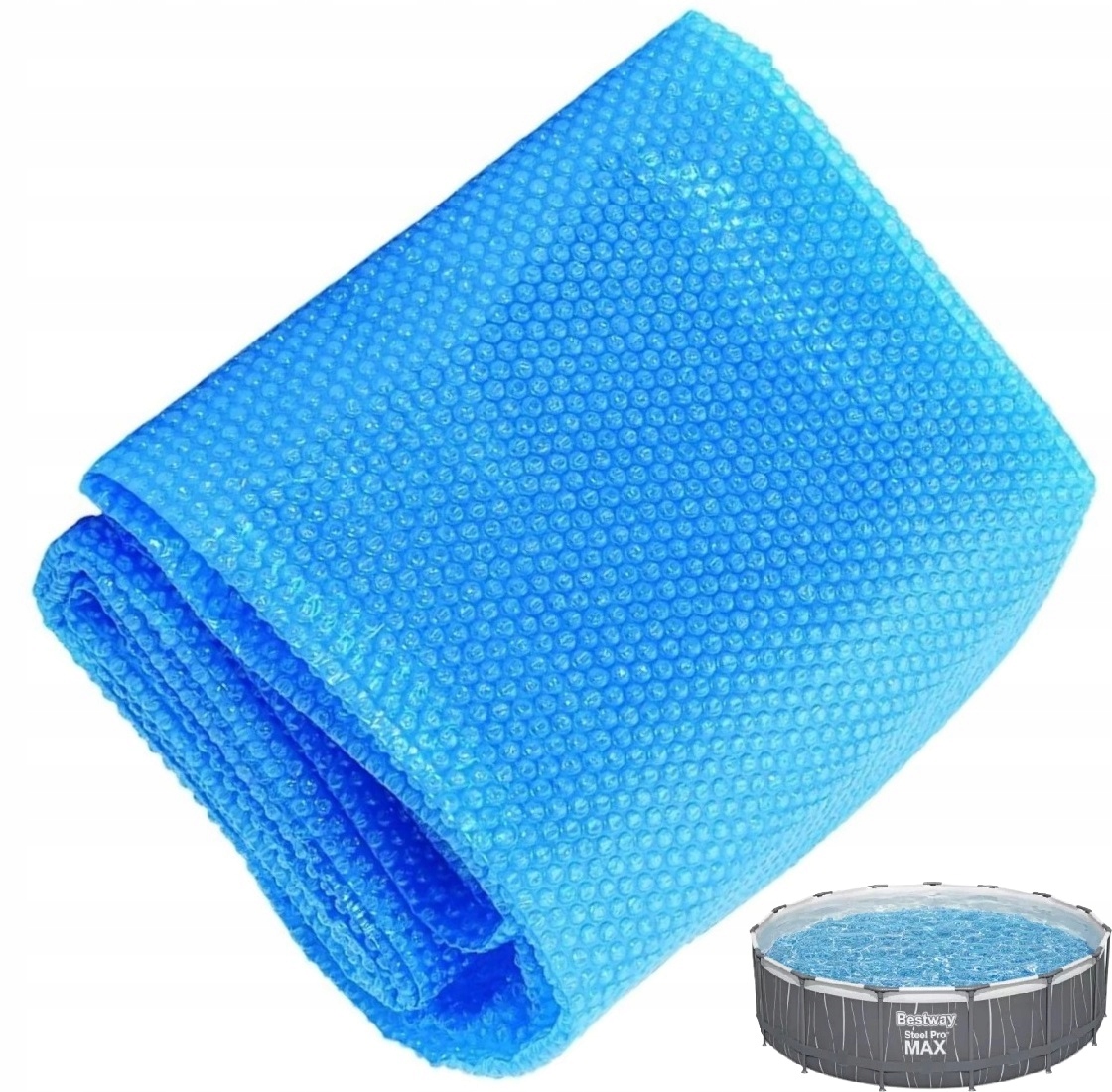 Solárna bublinková fólia na bazén Bestway Steel Pro Max 457 cm Hrubá 160qm